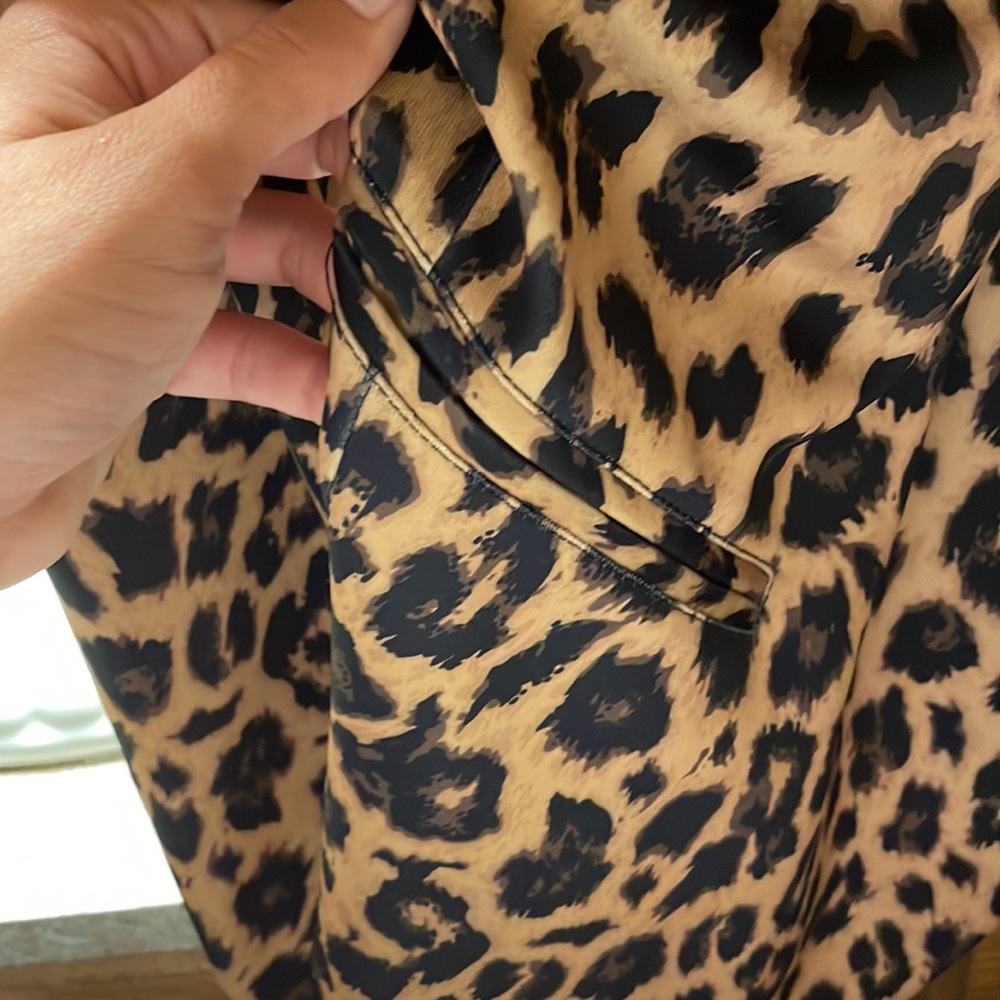 Crazy Train Leopard Print Blazer - image 3